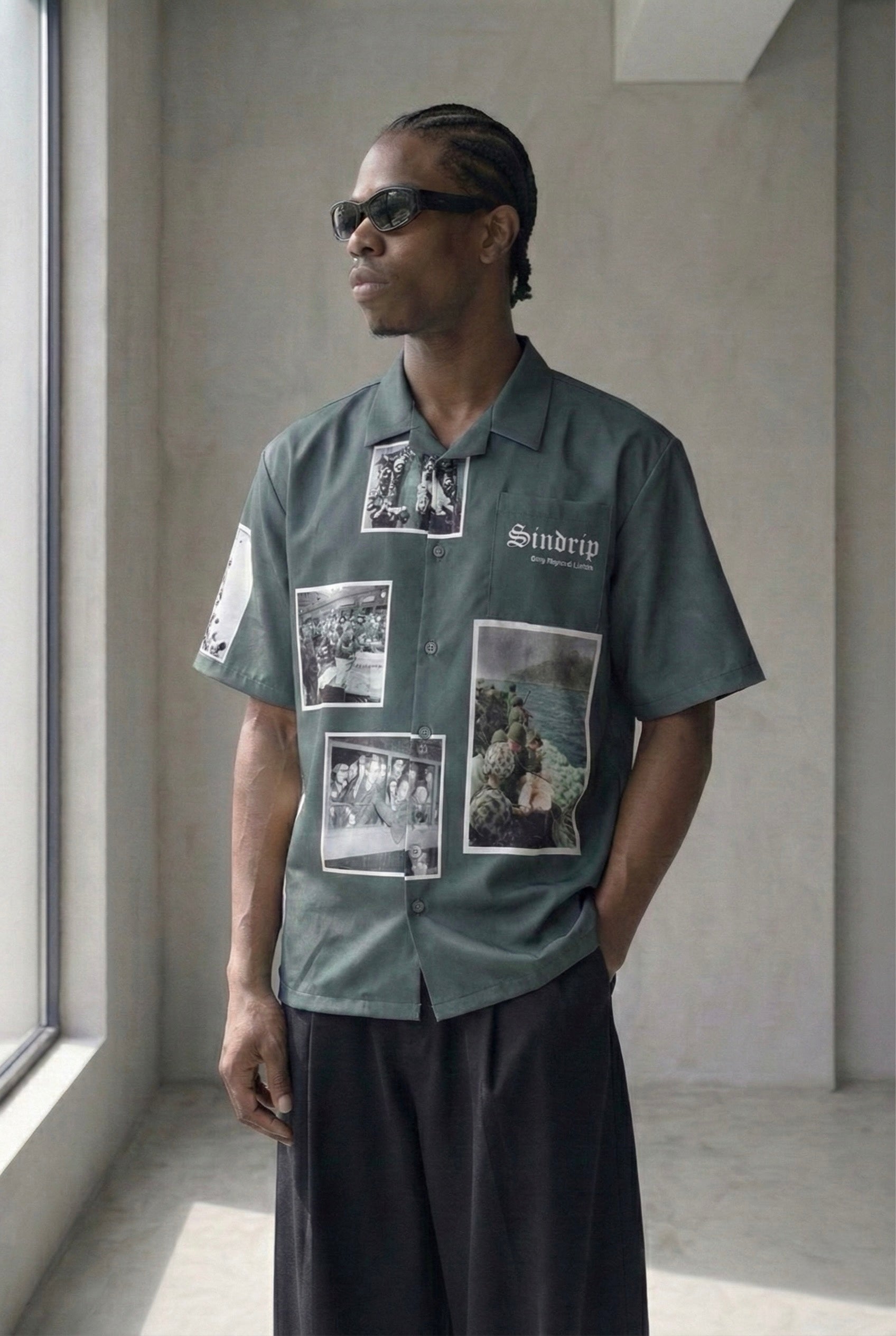 [OVERSIZED]Underground Icons Shirt – Charcoal Edition