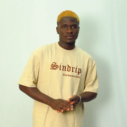 Sandstone Beige Unisex Oversized Tee