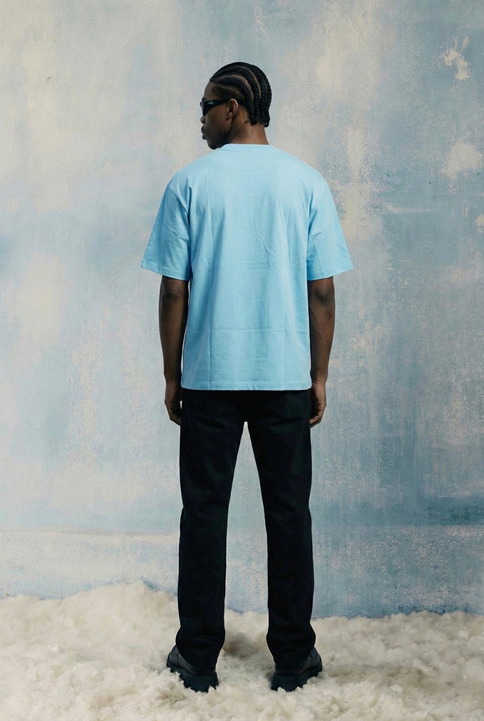 Glacier Blue Unisex Oversized Tee