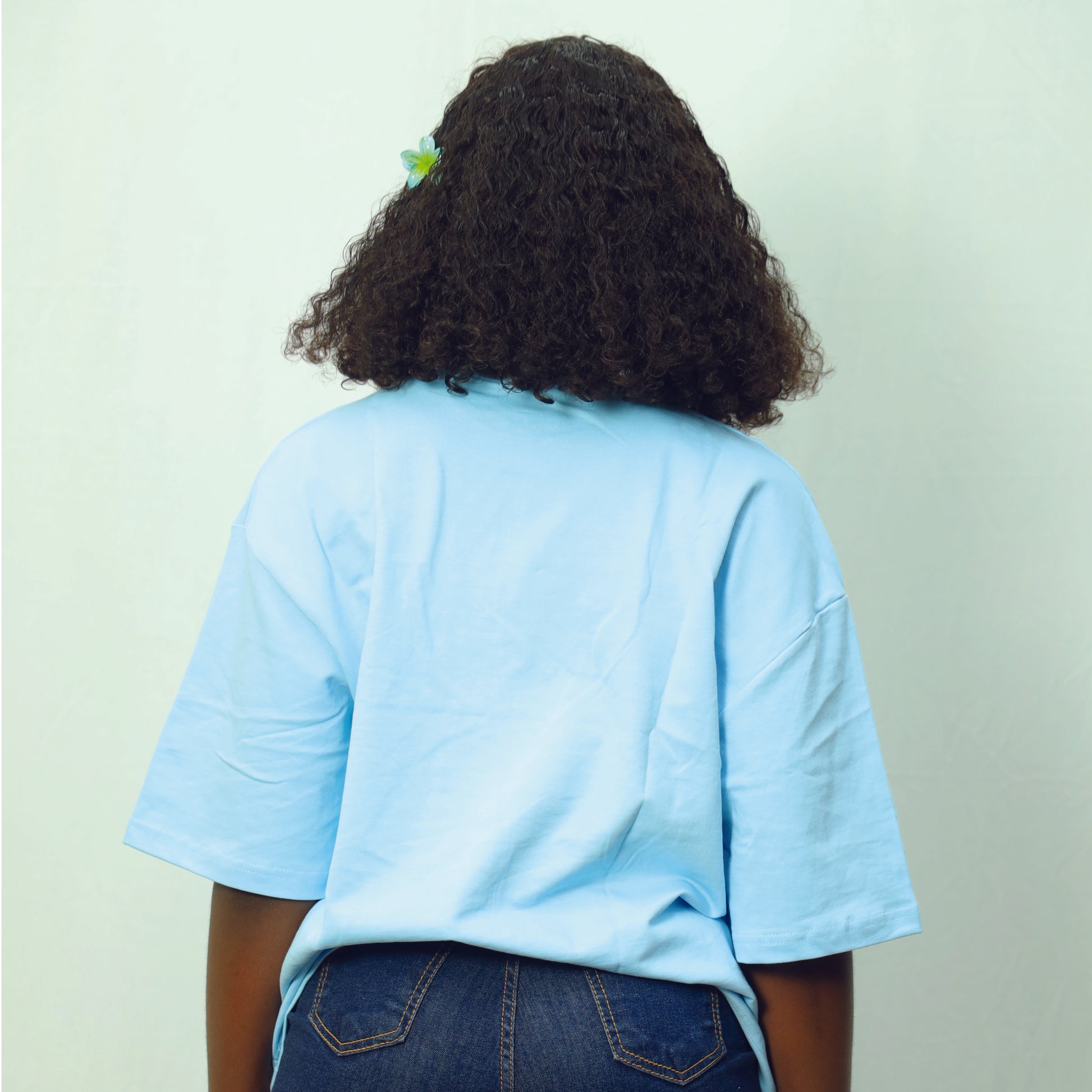 Sindrip Signature Oversized Tee – Glacier Blue