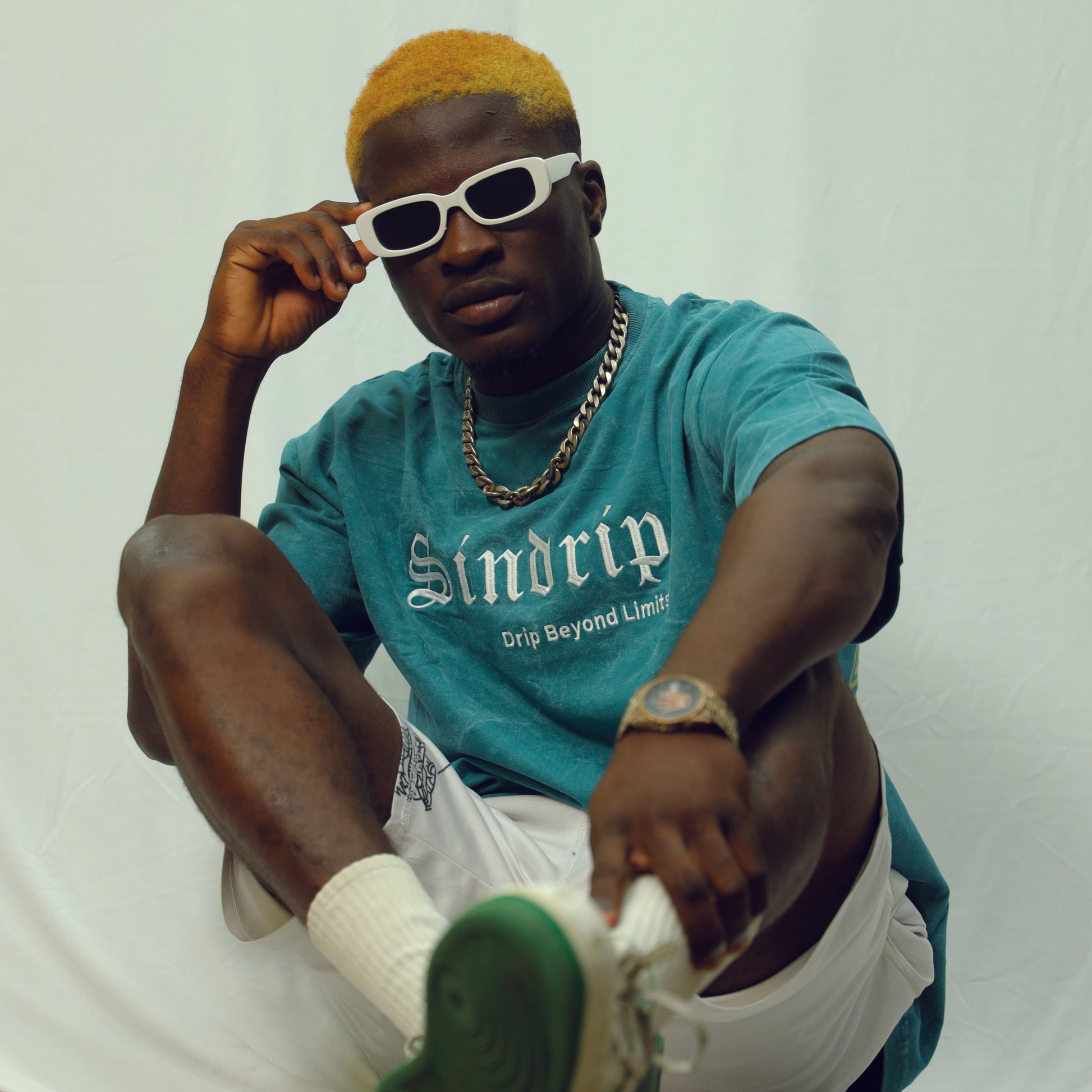 Sindrip Signature Oversized Tee – Ocean Jade Wash