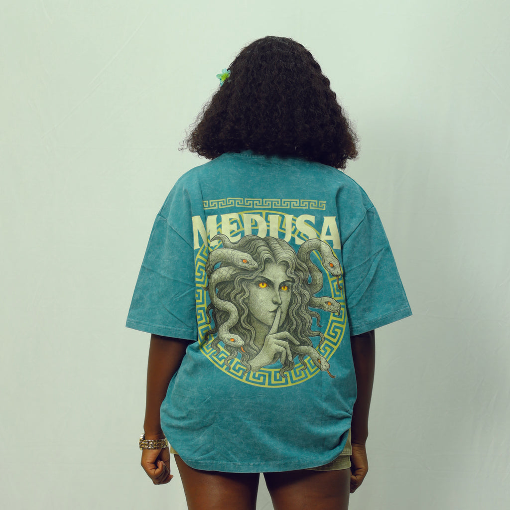 Sindrip Signature Oversized Tee – Ocean Jade Wash