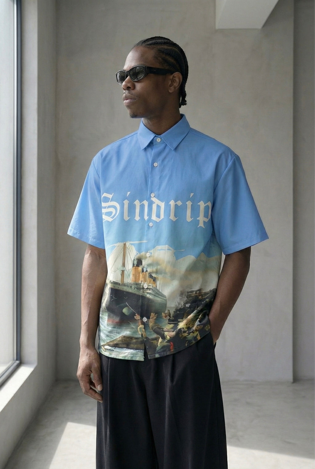 [OVERSIZED] Ocean Voyage Art Shirt