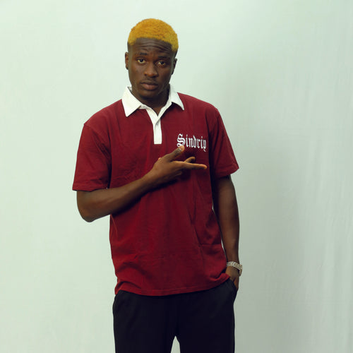 Sindrip Heritage Polo – Maroon & White Collar Edition