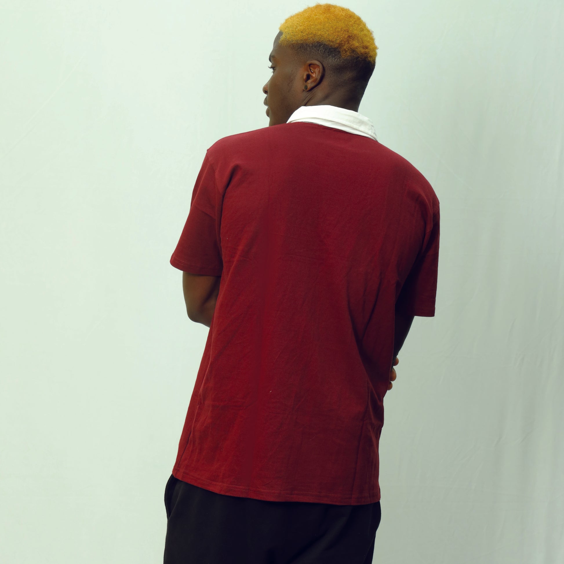 Sindrip Heritage Polo – Maroon & White Collar Edition