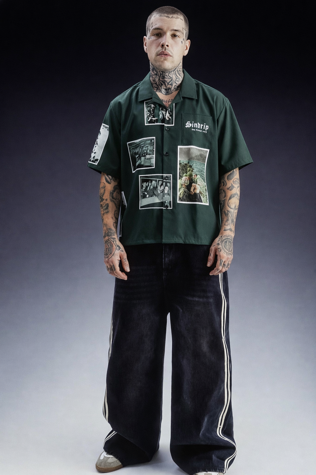 [OVERSIZED]Underground Icons Shirt – Charcoal Edition