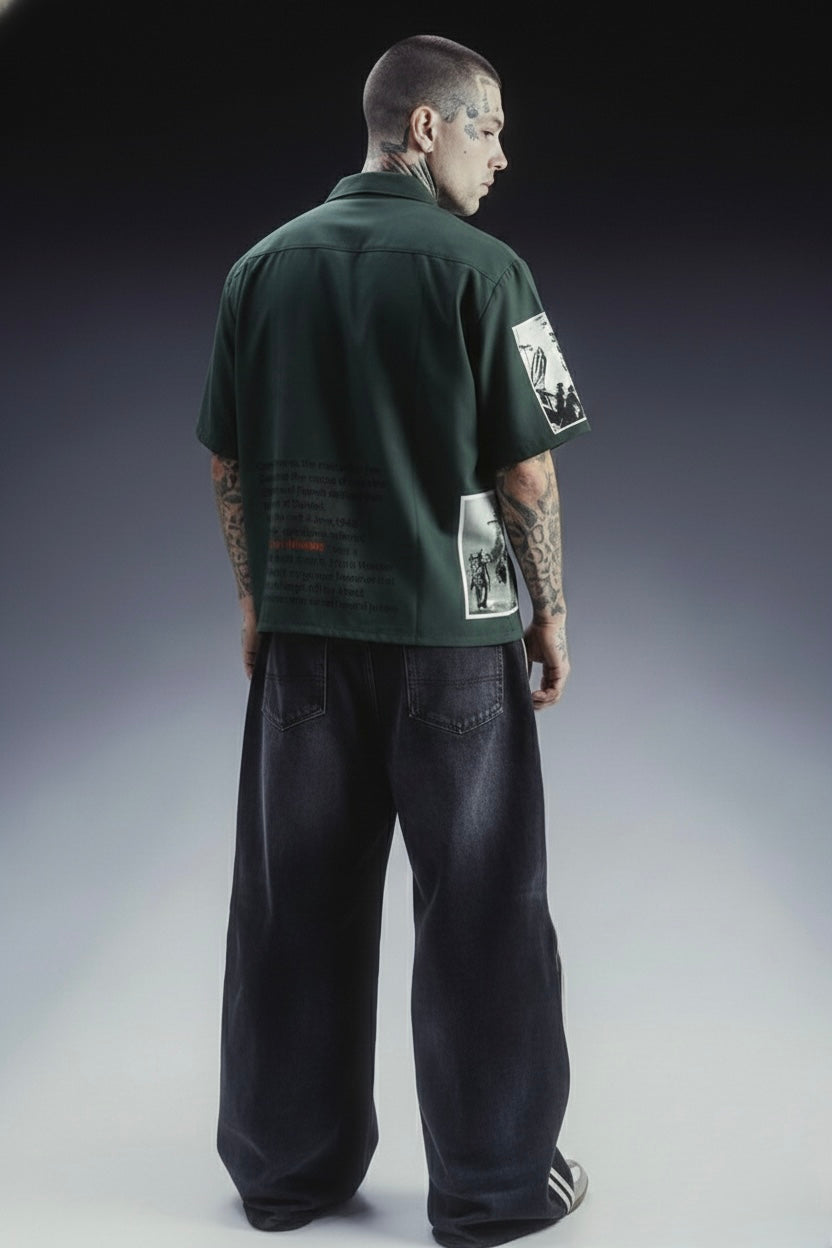 [OVERSIZED]Underground Icons Shirt – Charcoal Edition