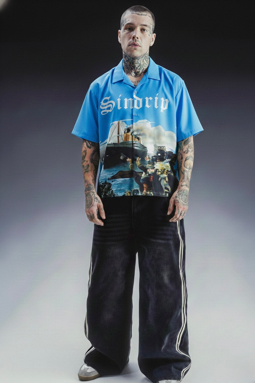 [OVERSIZED] Ocean Voyage Art Shirt